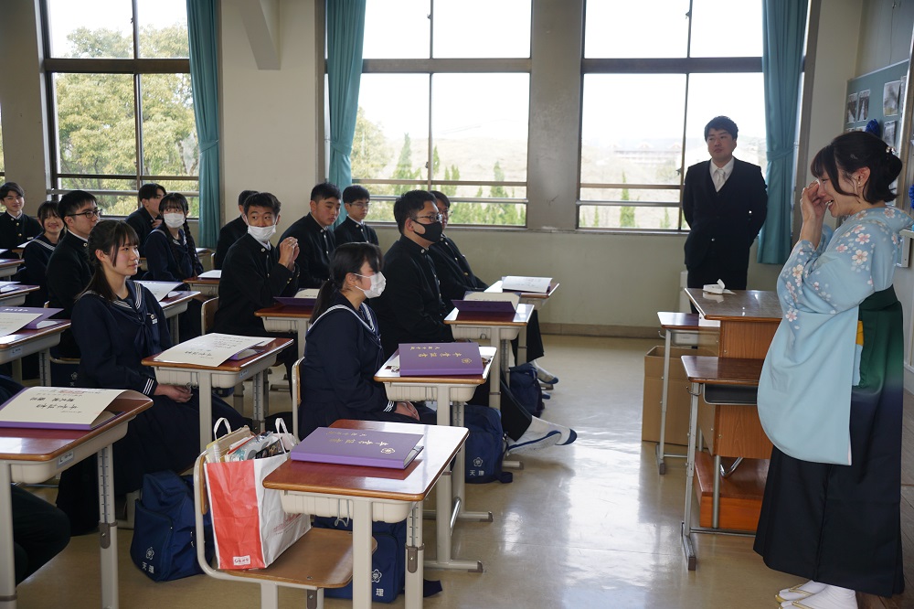 天理中学校 卒業式